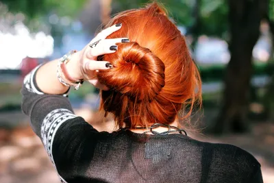 Девушка с короткими рыжими волосами (Большой фотообзор) - treepics.ru