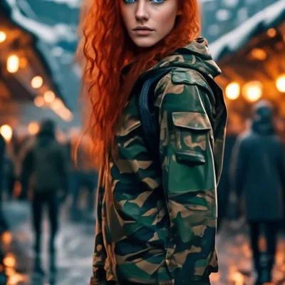 красивая необычная девушка с рыжими волосами использует мобильный телефон  на улице Стоковое Изображение - изображение насчитывающей модель, тип:  222294229