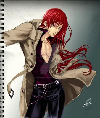 Рыжие длинные волосы мужские - 70 фото