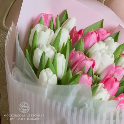 Открытка \"С 8 марта\" (розовые тюльпаны) — магазин подарков Макс-ГИФТ