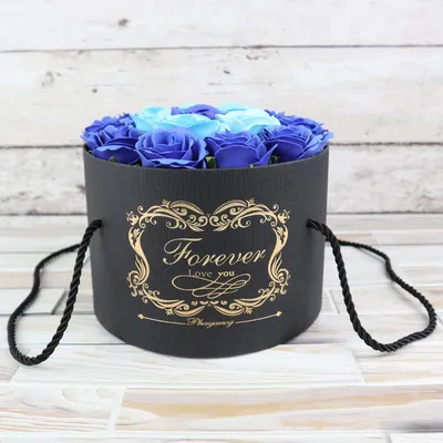 Подарок на 8 марта любимой девушке сестре маме коллеге Оригинальный цветы  розы синие мыло (Фото вживую) (ID#1587222925), цена: 502 ₴, купить на  Prom.ua