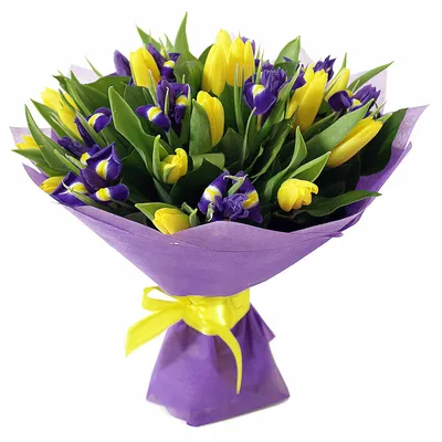 купить тюльпаны, цветы на 8 марта, букет цветов. Цена 3830 руб.