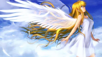 Картинки с аниме ангелами фотографии