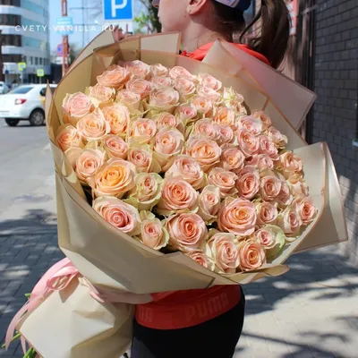 Заказать большой букет роз FL-743 купить - хорошая цена на большой букет роз  с доставкой - FLORAN.com.ua