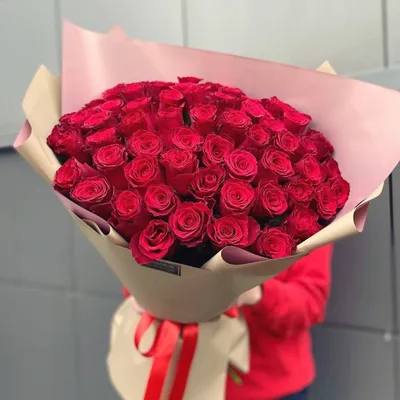 Купить большой букет роз с доставкой в СПБ: заказать розы в  интернет-магазине, цена