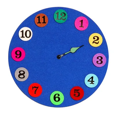 Часы для обучения детей времени - распечатать циферблаты, тренажеры,  карточки