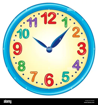 Часы для детей раннего дошкольного возраста, настенные, разноцветные, 8  дюймов | AliExpress