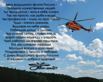 Глава Ространснадзора поздравляет с Днём Воздушного Флота России! -  Ространснадзор