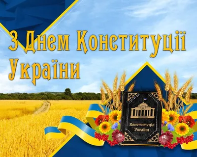 C Днём Конституции Украины!