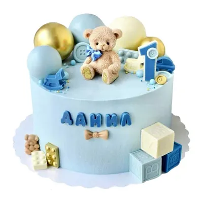 Торт на день рождения 1 годик - 147 - купить на заказ с фото в Москве