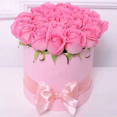 Композиция в шляпной коробке С днем Рождения (ШК-19) | С днем рождения,  Цветочные венки, Коробка