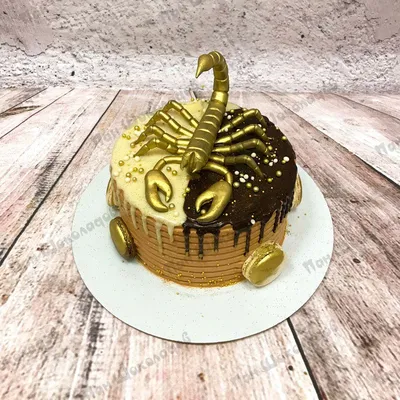 Торт Скорпион. Фото и Цена торта с скорпионом в Москве