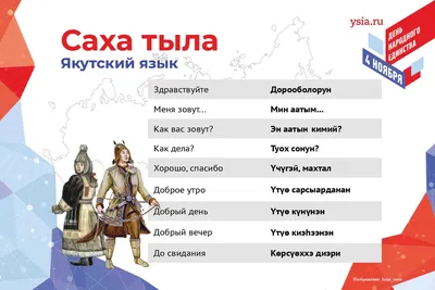 Дорообо, Исэнмэз и Ассалому алейкум: в День народного единства говорим на  разных языках | 04.11.2022 | Якутск - БезФормата