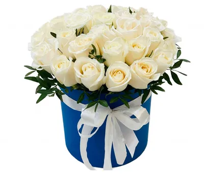 Букет белых роз с днем рождения купить с доставкой по Томску: цена, фото,  отзывы.