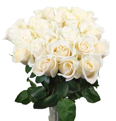 Композиция Белые розы в шляпной коробке» с розами - купить в Нальчике за 7  340 руб