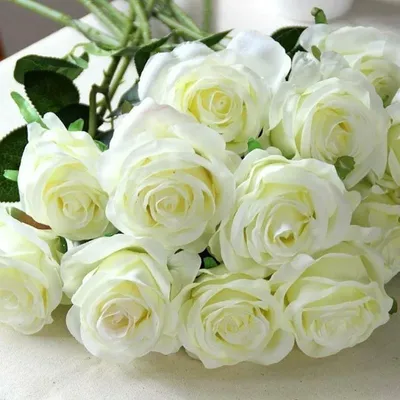 Открытка с именем НАТАША С днем рождения много белых роз. Открытки на  каждый день с именами и пожеланиями.