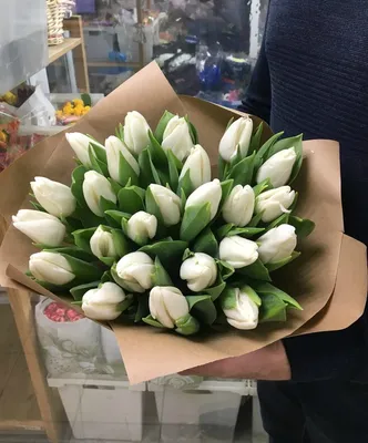 Букет из ярко-розовых тюльпанов - заказать доставку цветов в Москве от Leto  Flowers