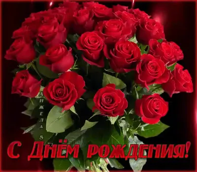 Мужчина с розами - стильная открытка на день рождения для женщины —  Скачайте на Davno.ru