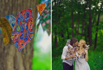 Ситцевая свадьба – это только начало вашего совместного пути. По традиции,  супруги в этот день одаривают друг друга платками и завязывают… | Instagram