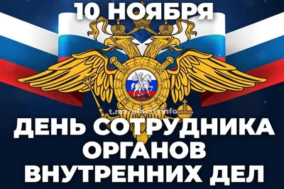 С Днём сотрудника органов внутренних дел Российской Федерации!