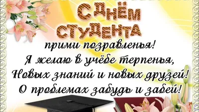 Картинки с днем студента 25 января: прикольные открытки и поздравления с  праздником - МК Новосибирск