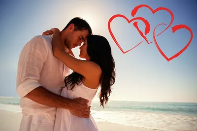 Поздравляем с днем Святого Валентина Молодой мужчина держит женщину в  купальниках. Пара влюбленных празднует Иллюстрация штока - иллюстрации  насчитывающей торжество, отношение: 164455705