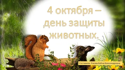 Открытки и картинки с Днем защиты животных (69 изображений)