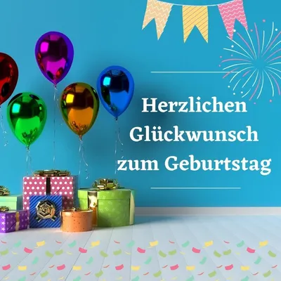 RebootGo.com - 🇩🇪 Как поздравить с днём рождения по-немецки💐 🎂День  рождения – главный праздник в жизни каждого человека. Все мы любим получать  подарки и поздравления в этот прекрасный день🍰🎈🎁 Сегодня мы поделимся