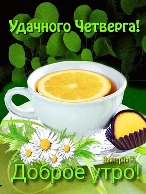 Прикольная открытка \"Доброго утра четверга!\", с ёжиком • Аудио от Путина,  голосовые, музыкальные