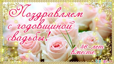 56 лет, годовщина свадьбы: поздравления, картинки - годовщина свадьбы (12  фото) 🔥 Прикольные картинки и юмор