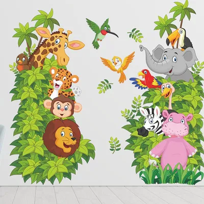 Зоопарк Джунгли, сафари животных раскраски книги edicational иллюстрации  для детей. Установить милый лев, крокодил, обезьяна, слон, верблюд,  носорог, горилла, гиппопотам. Чёрный векторный контур Векторное изображение  ©ValeriHadeev 472340628