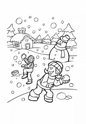 Зимний фон для детей играющих со снегом Обои Изображение для бесплатной  загрузки - Pngtree