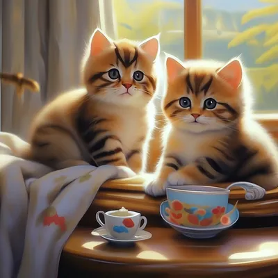 Картинки хорошего воскресенья с кошками (43 фото) » Юмор, позитив и много  смешных картинок