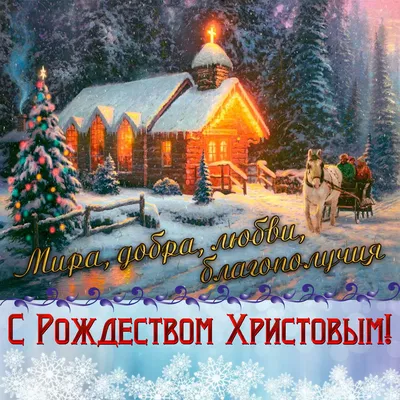 С наступающим Рождеством Христовым 2022: смс, картинки и открытки с  поздравлениями