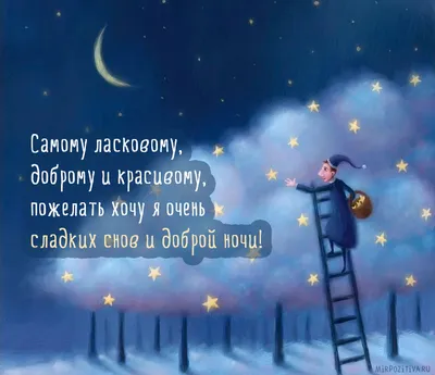 ДОБРОЙ НОЧИ!⭐ 🌙 Красивое пожелание Спокойной Ночи! Сладких Снов! Тебе от  меня! | Ночь, Спокойной ночи, Веселые шутки