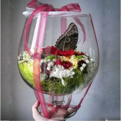 Фотообои Голубой сад с цветами и бабочками Nru94295v1 купить на заказ в  интернет-магазине