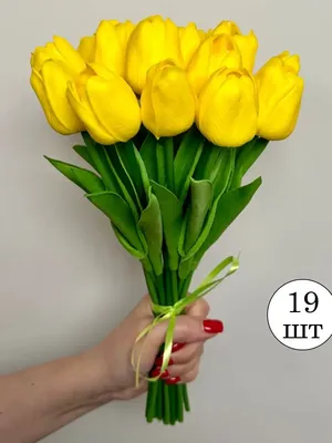 Букет из 35 тюльпанов \"Супер Модель\" купить в Курске | заказать живые цветы  с доставкой на дом или самовывоз