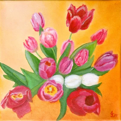 Букет тюльпанов разных цветов | KvětinyOnline