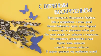 Открытки с Вербным воскресеньем: красивые поздравительные картинки и фото —  Украина