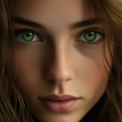 Картина \"Девушка с зелеными глазами, черно-белое фото \" | Интернет-магазин  картин \"АртФактор\"