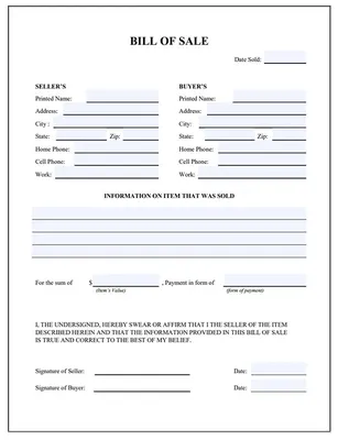 The mesmerizing Free Printable Blank Bill Of Sale Form Template – As Is  Bill With Regard To Vehicl… | Bill of sale template, Templates printable  free, Word template