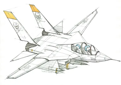 Рисунки самолётов для срисовки - 84 фото