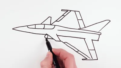 Самолет простым карандашом - 80 фото