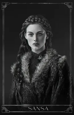 Sansa Stark and the Hound – John Picacio