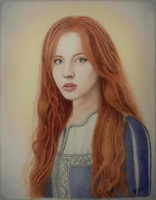 Elegant Portrait of Sansa Stark from Game of Thrones