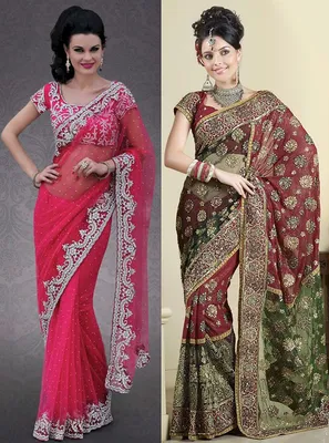 Индийское сари в истории и мире моды | Индийское сари, Модные стили, Наряды