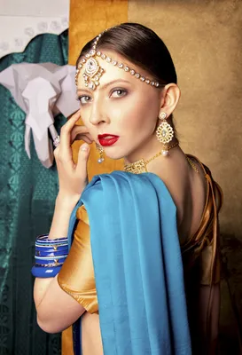 Индийское сари 6,3 м с отрезом для чоли Bhagalpuri Silk (ID#1448710697),  цена: 2499 ₴, купить на Prom.ua