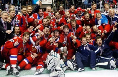 Тренировка сборной России по хоккею | РИА Новости Медиабанк