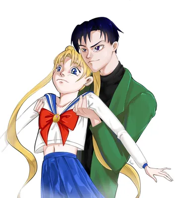 Фото Usagi Tsukino / Усаги Цукино и Mamoru Chiba / Мамору Чиба из аниме  Bishoujo Senshi Sailor Moon / Красавица-воин Сейлор Мун