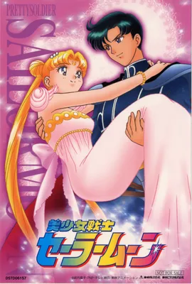 Плакат бумажный Мамору Чиба и Сейлор Мун / Sailor Moon - купить недорого